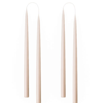 Nude candle hand dipped