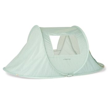 BJORK POP-UP PLAY TENT PEPPERMINT / CREME DE LA CREME