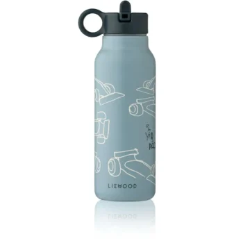 FALK WATER BOTTLE 350 ML RACE CARS / BEACH BLUE