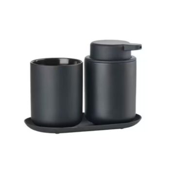 Ume Soap Dispenser Set 250 ml – Black