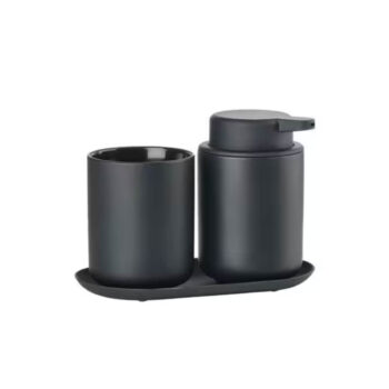 Ume Soap Dispenser Set 250 ml – Black