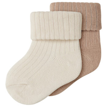 Socks unisex, Lil' Atelier Socks 2-Pack – Nugat