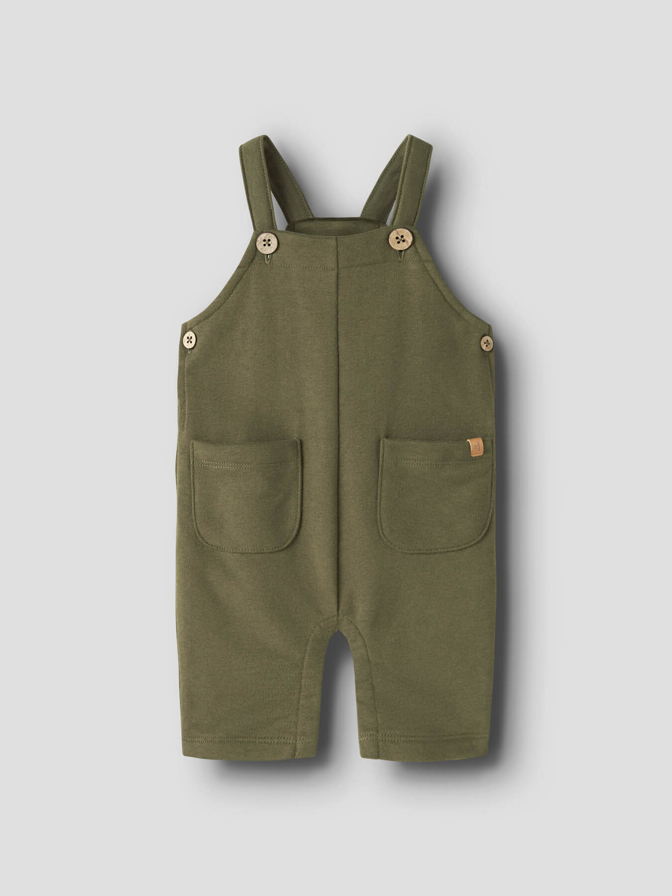 Lil' Atelier Loose Sweat Overalls – Green