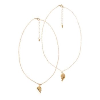 Girls Friendship Necklace Set 2-Pack – Matching Best Friend Necklaces
