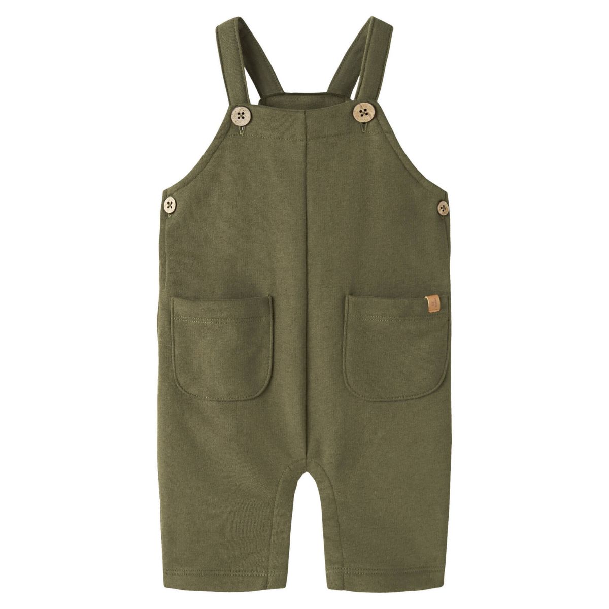 Lil' Atelier Loose Sweat Overalls – Green
