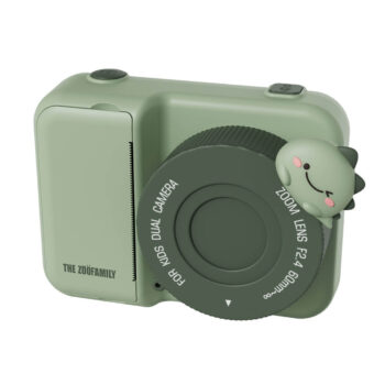 Kinder-Kamera P2- Zoo Print Dino Green
