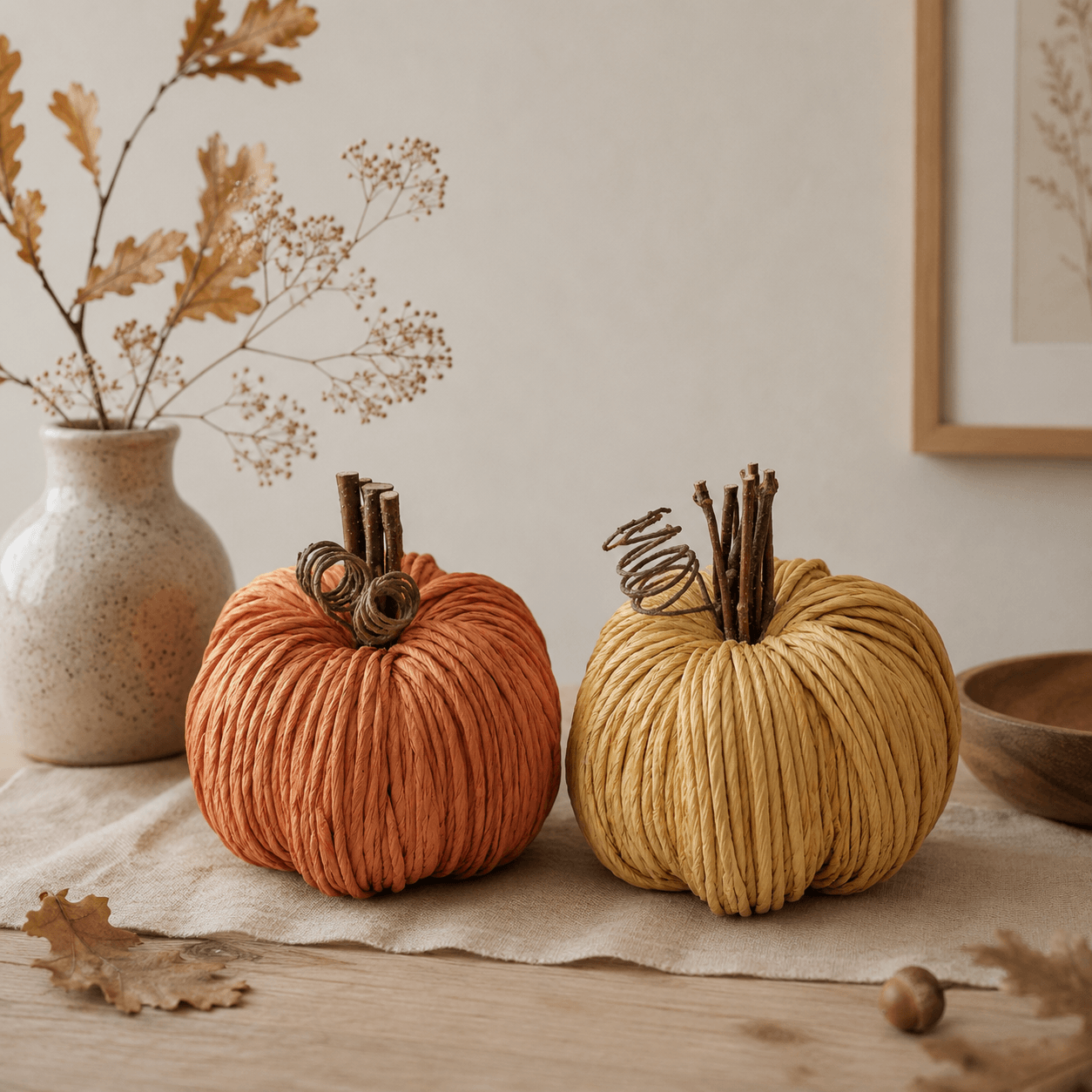 Herbst dekoration kürbis
