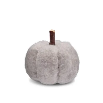 Felt pumpkin grey