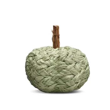 Green Paper Plait Pumpkin