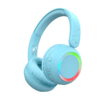 headphones blue larlarma with light