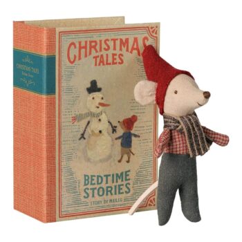 Christmas mouse, Baby in book