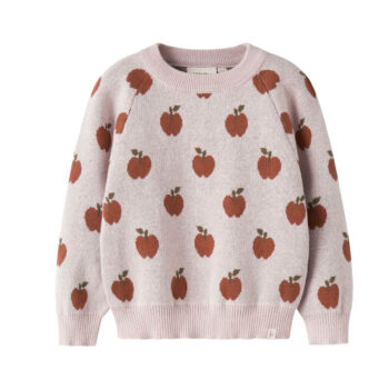 Knitted Pullover - Apples