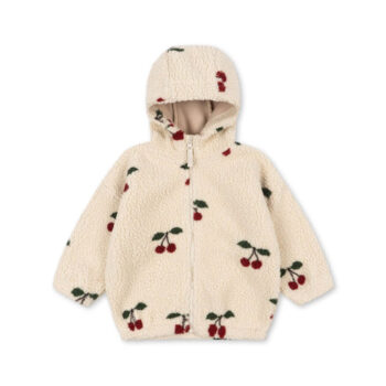 JODY TEDDY HOODIE GRS Cherry