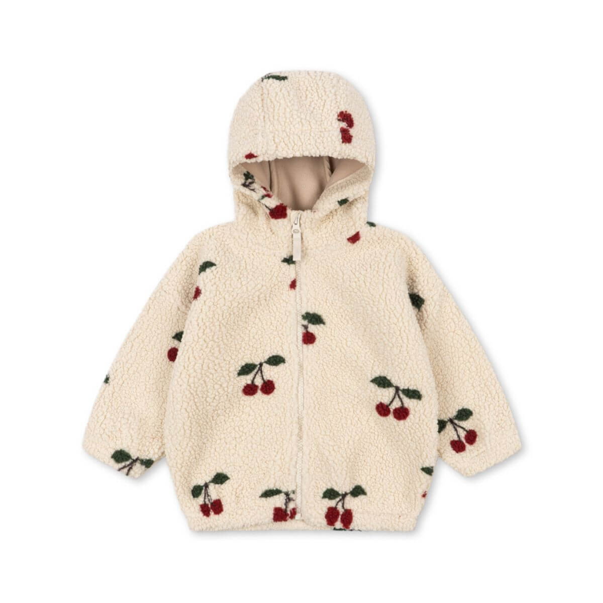 JODY TEDDY HOODIE GRS Cherry
