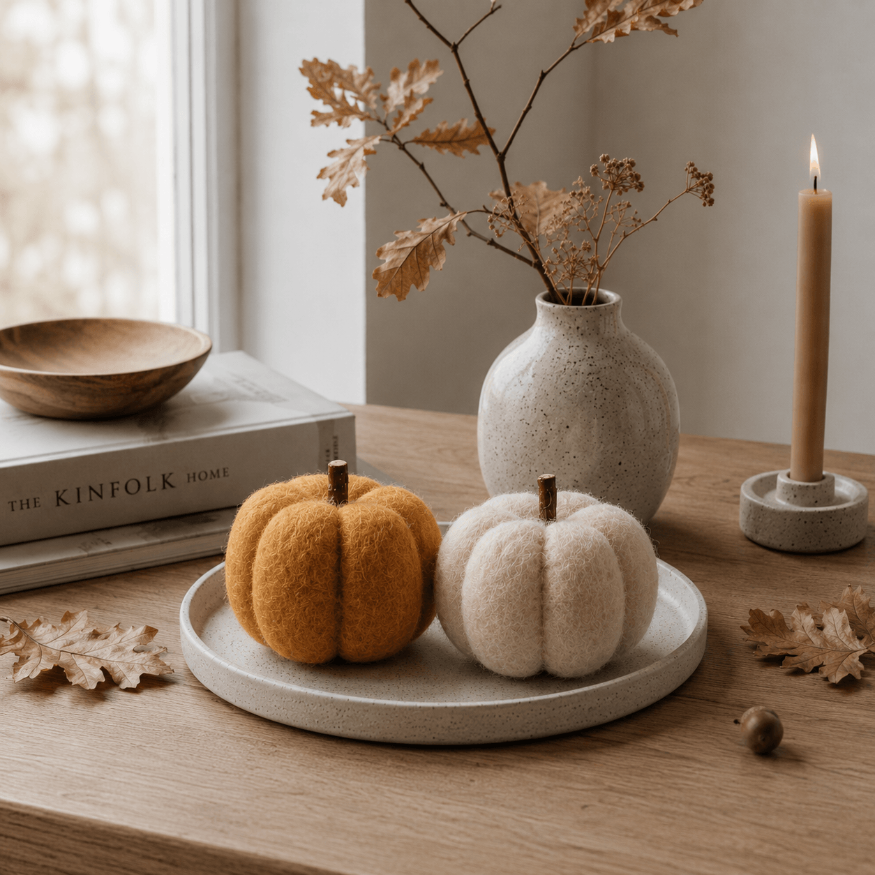 pumkin decor nordic