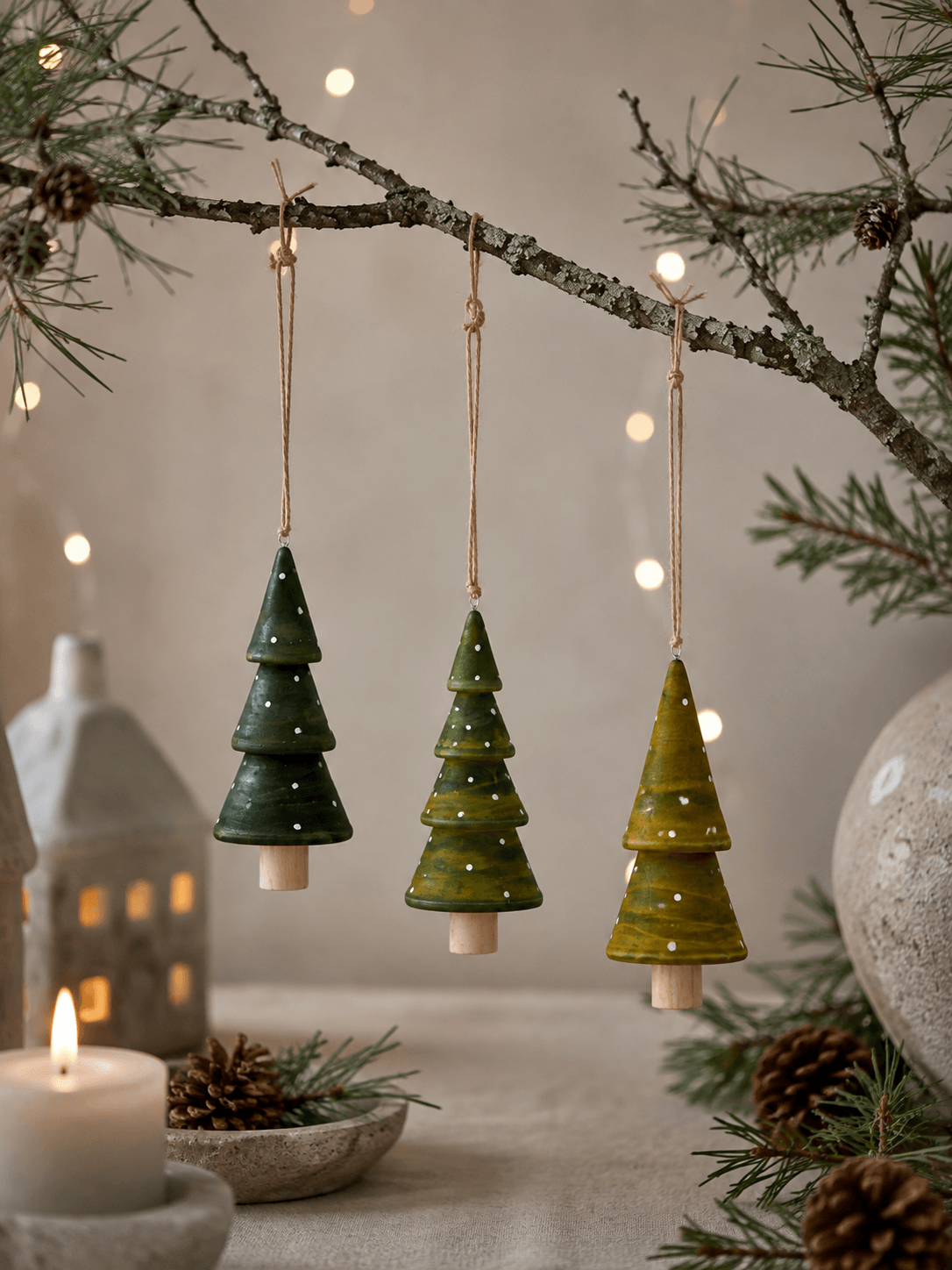 Christmas decoration tree wood