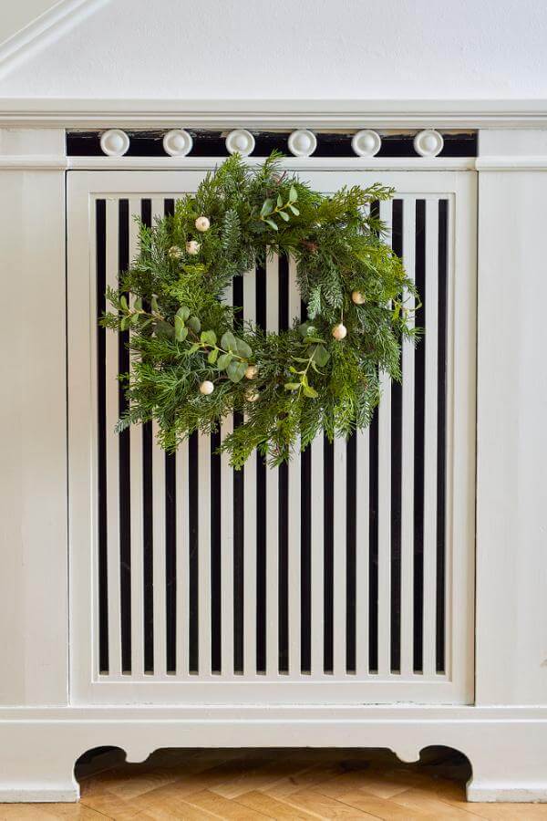 Pine Wreath, Green, Artificial Flowers