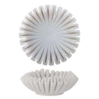 Harmonia Bowl, White - Marble