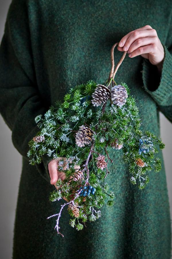 Cedar Deco, Green, Artificial Flowers