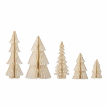 Milan Deco Tree Paper – Set of 5 white