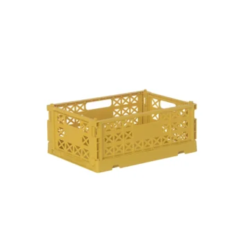 Gergerland Foldable Crate, Size 1 - Honey Mustard
