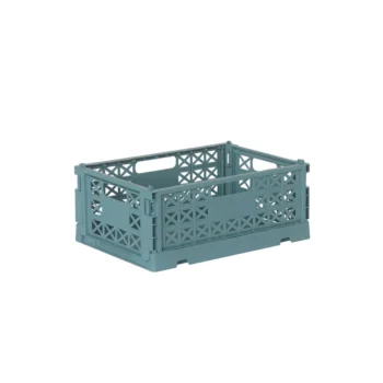 Gergerland Foldable Crate, Size 1 - Ocean Green