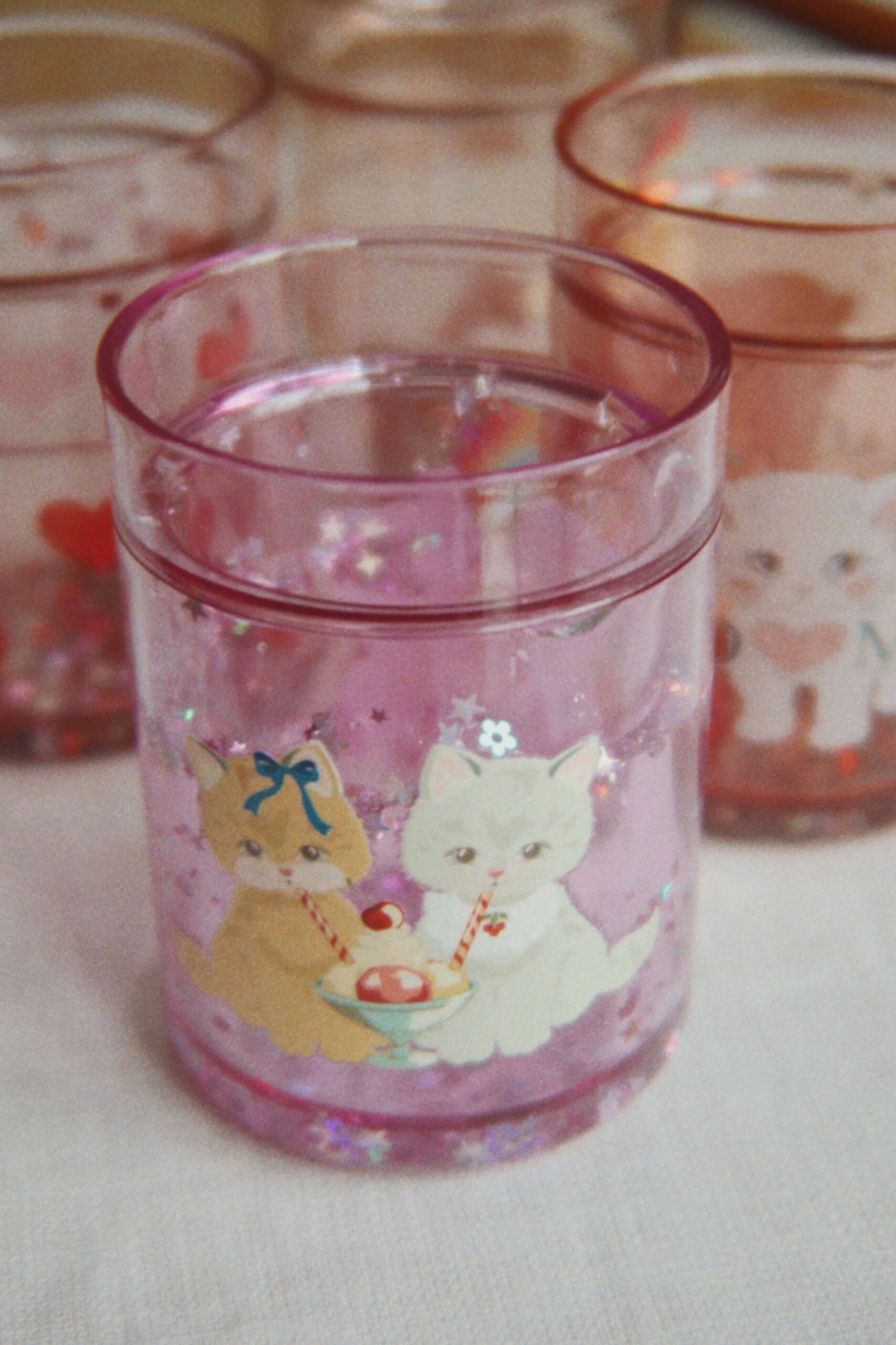 Konges Sløjd 2-Pack Glitter Cups Kitty Gelateria