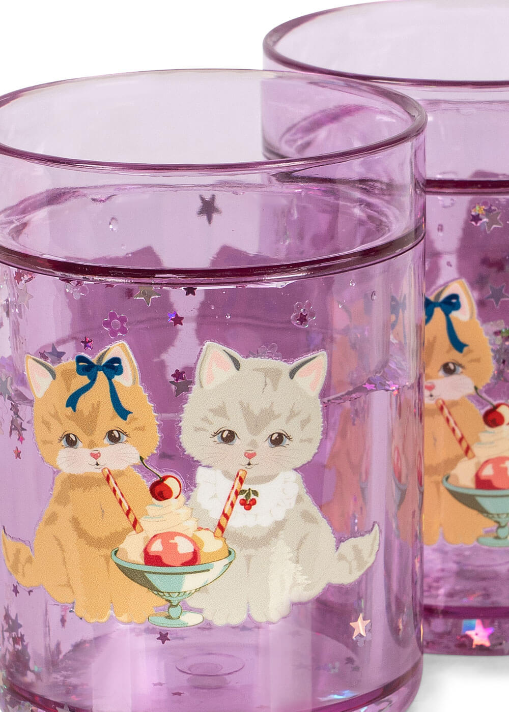 Konges Sløjd 2-Pack Glitter Cups Kitty Gelateria