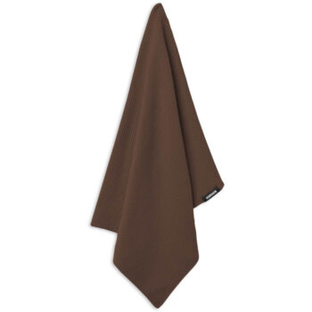 Bisson brown knitted towel humdakin