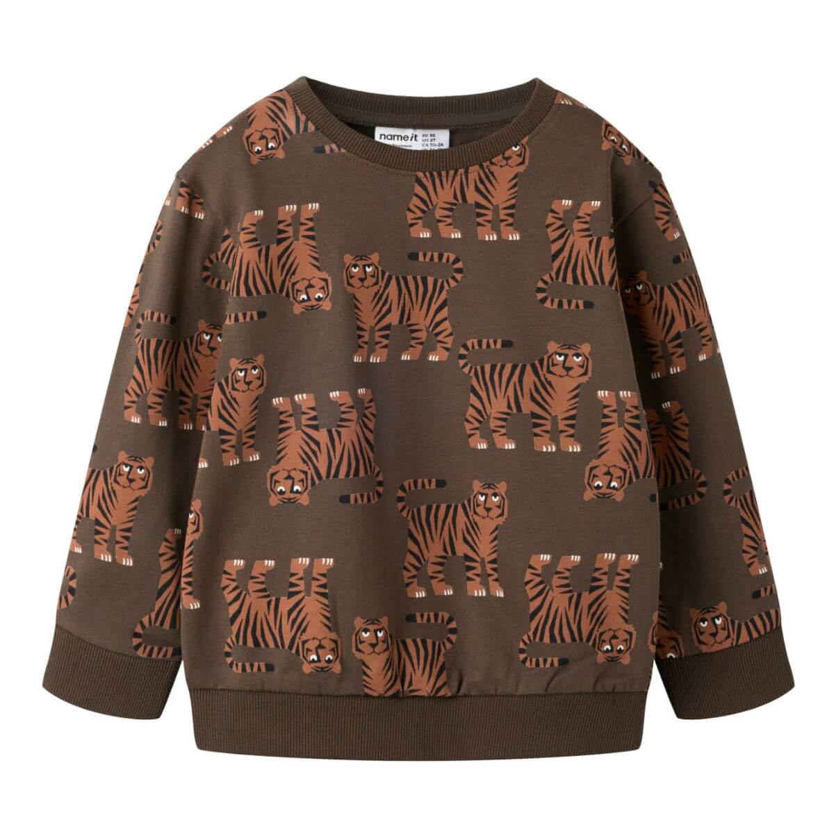 Tiger Sweatshirt – Chocolate Brown