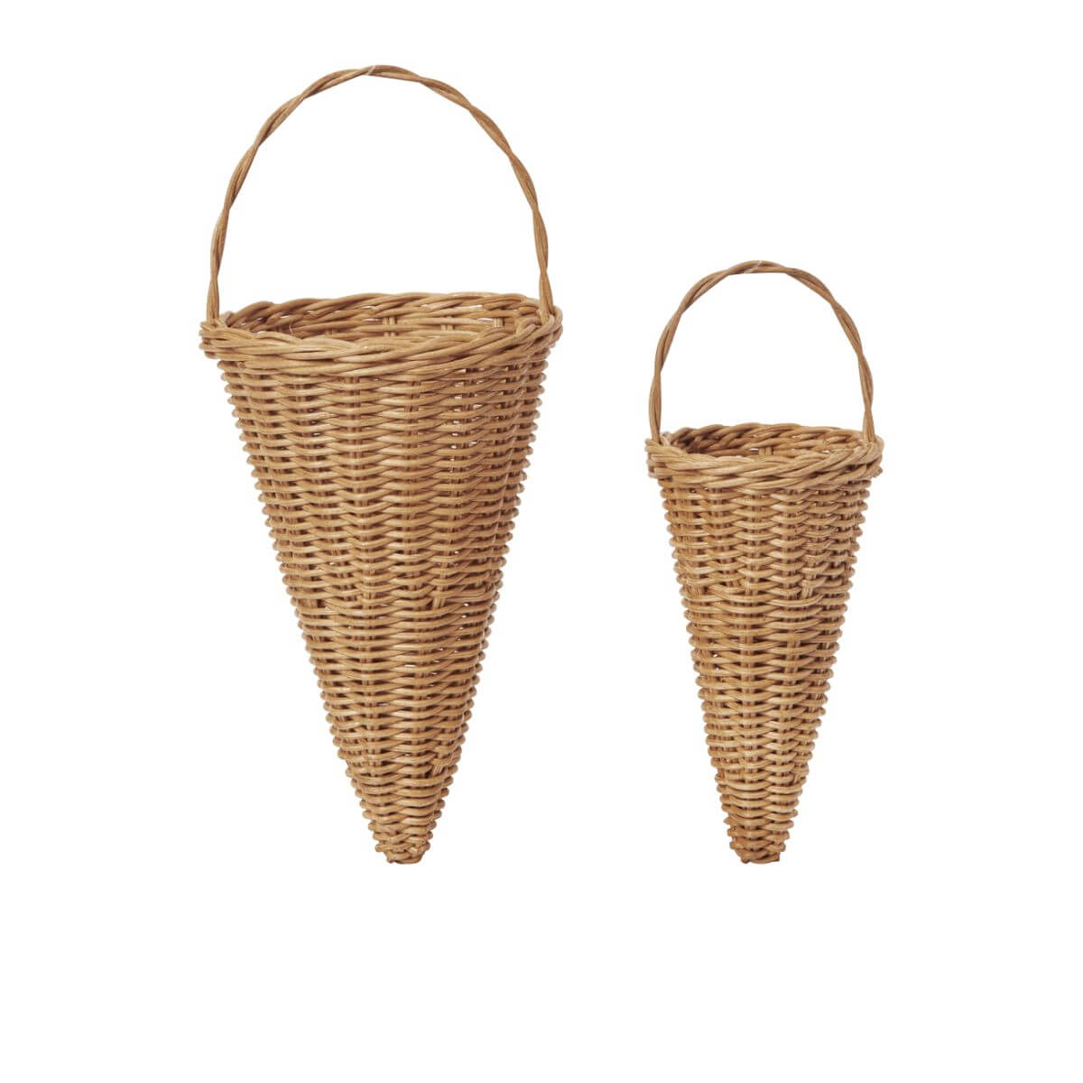 Braided Cones - Set of 2 - Natural