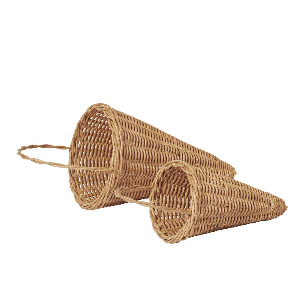 Braided Cones - Set of 2 - Natural