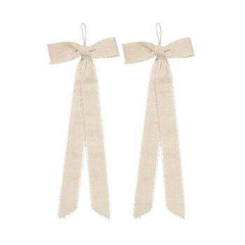 Bow Decoration - Small - Set of 2 - Natural
