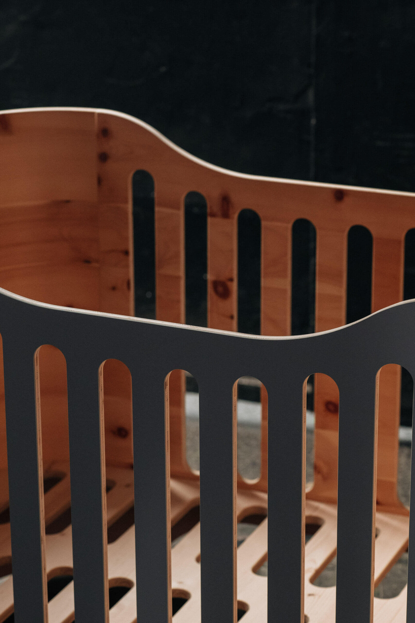 Swiss Pine Baby Bed with Mattress - Image 8