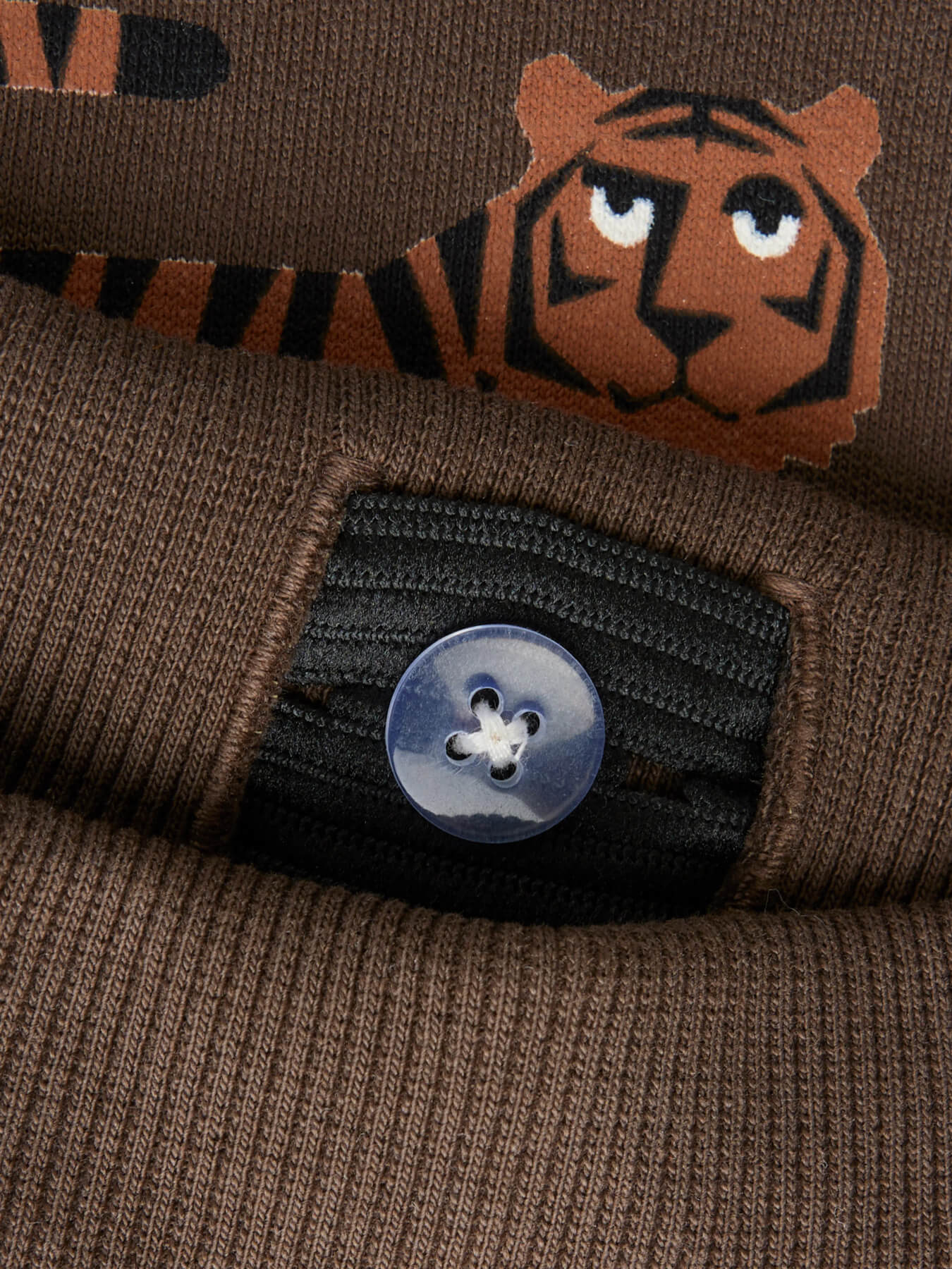 Tiger-Jogginghose – Schokoladenbraun – Bild 3