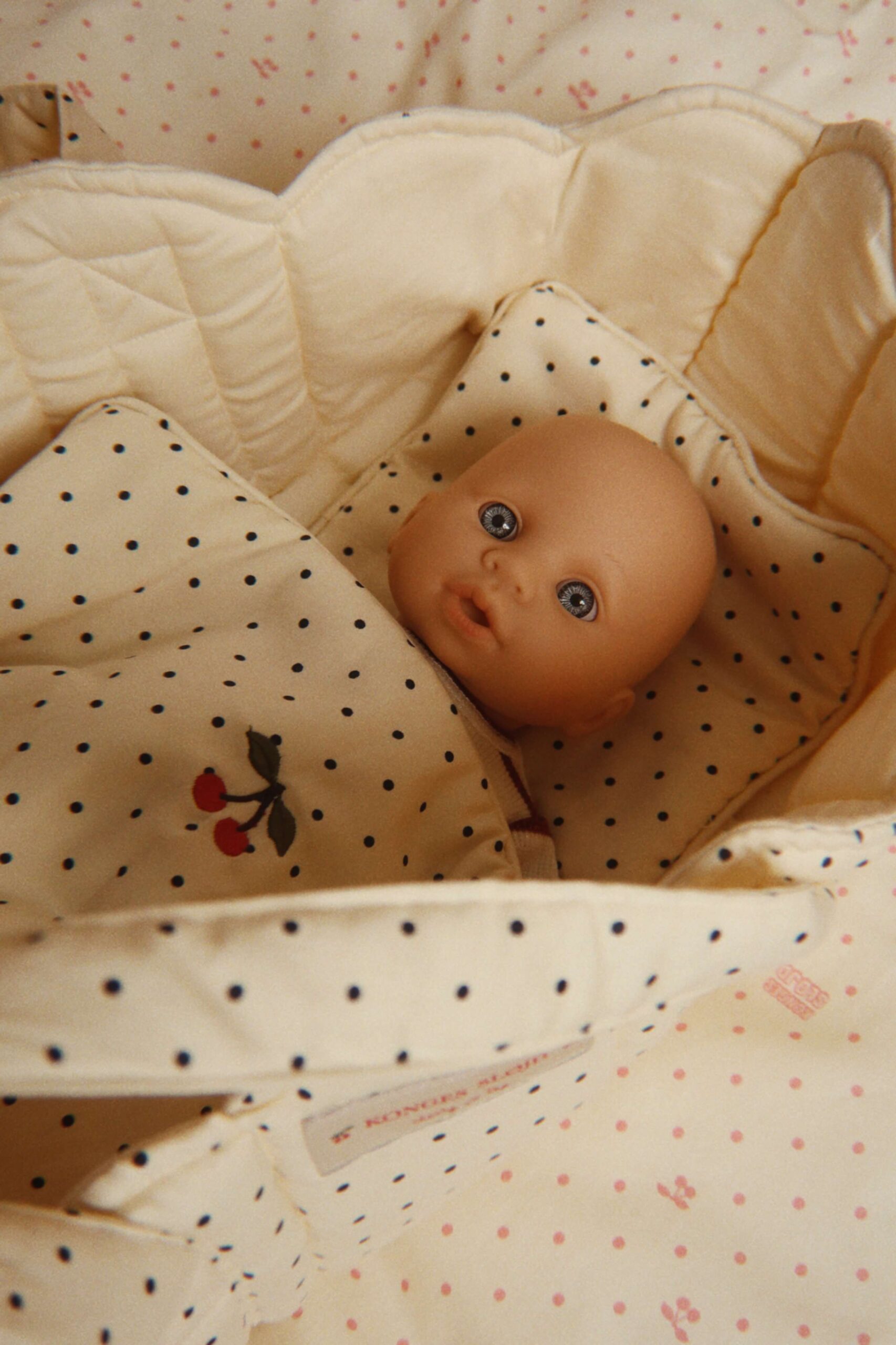 Konges Sløjd Bella Baby Doll 31.5 cm, Doll Bedding | Soft Bedding Set for Dolls