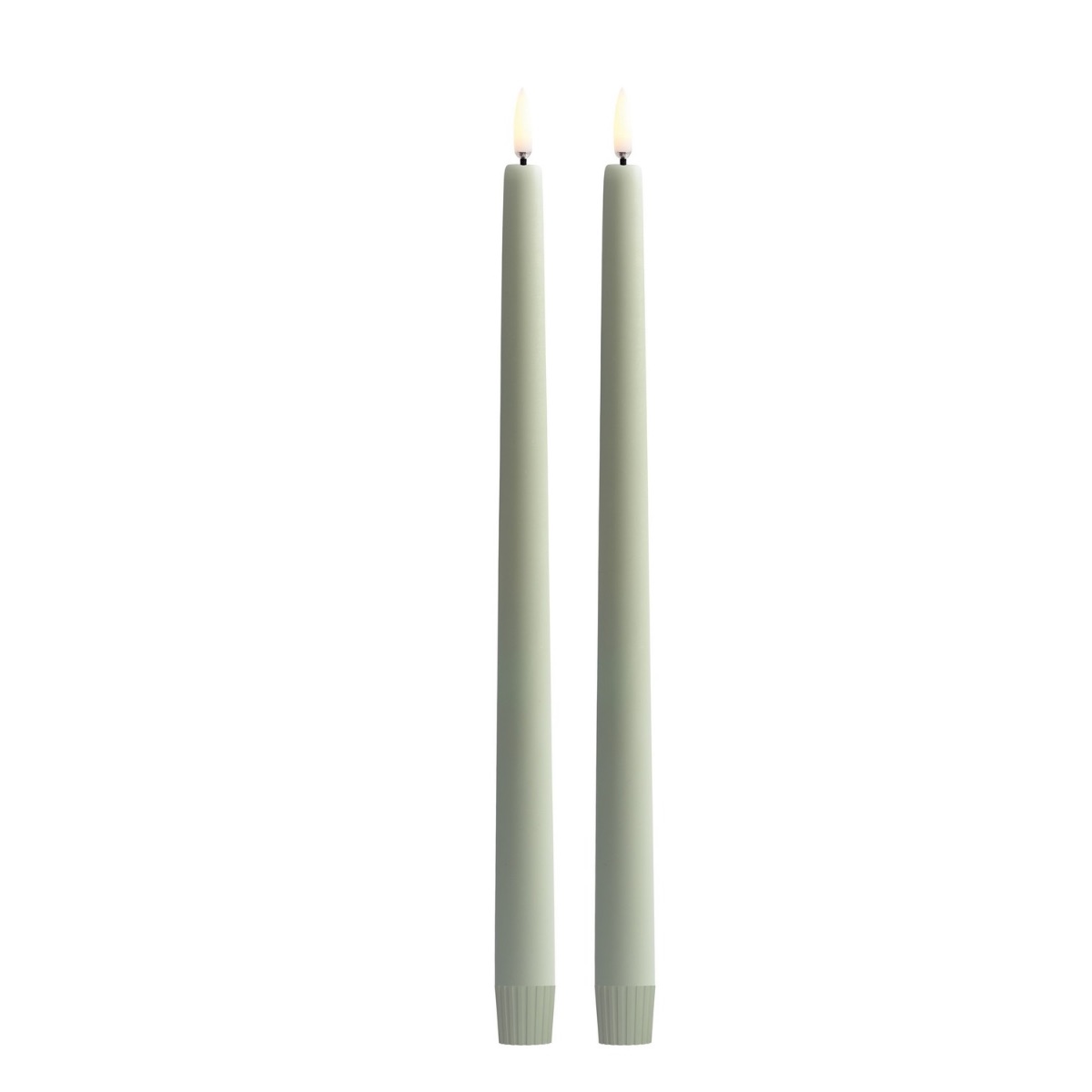 Green led candle kerze