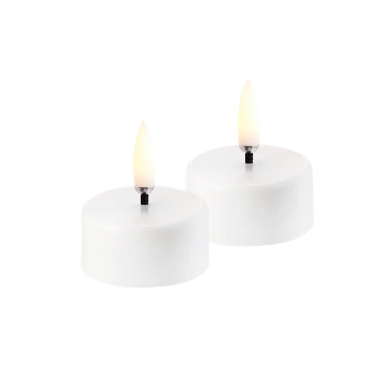Rechargeable Tealight W3,9 x H2,3 cm (2-pack)
