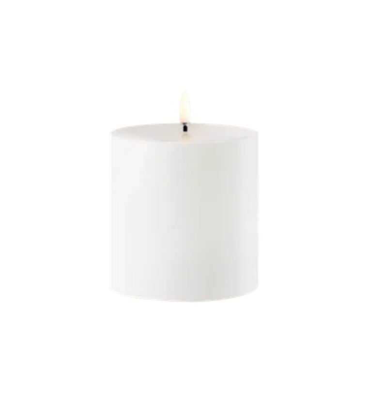 Pillar candle outdoor