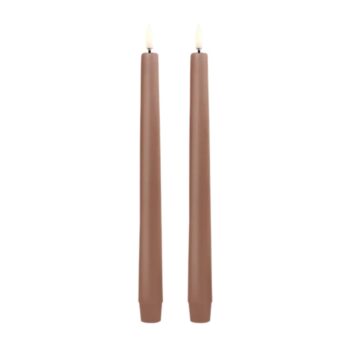 led candle caramel