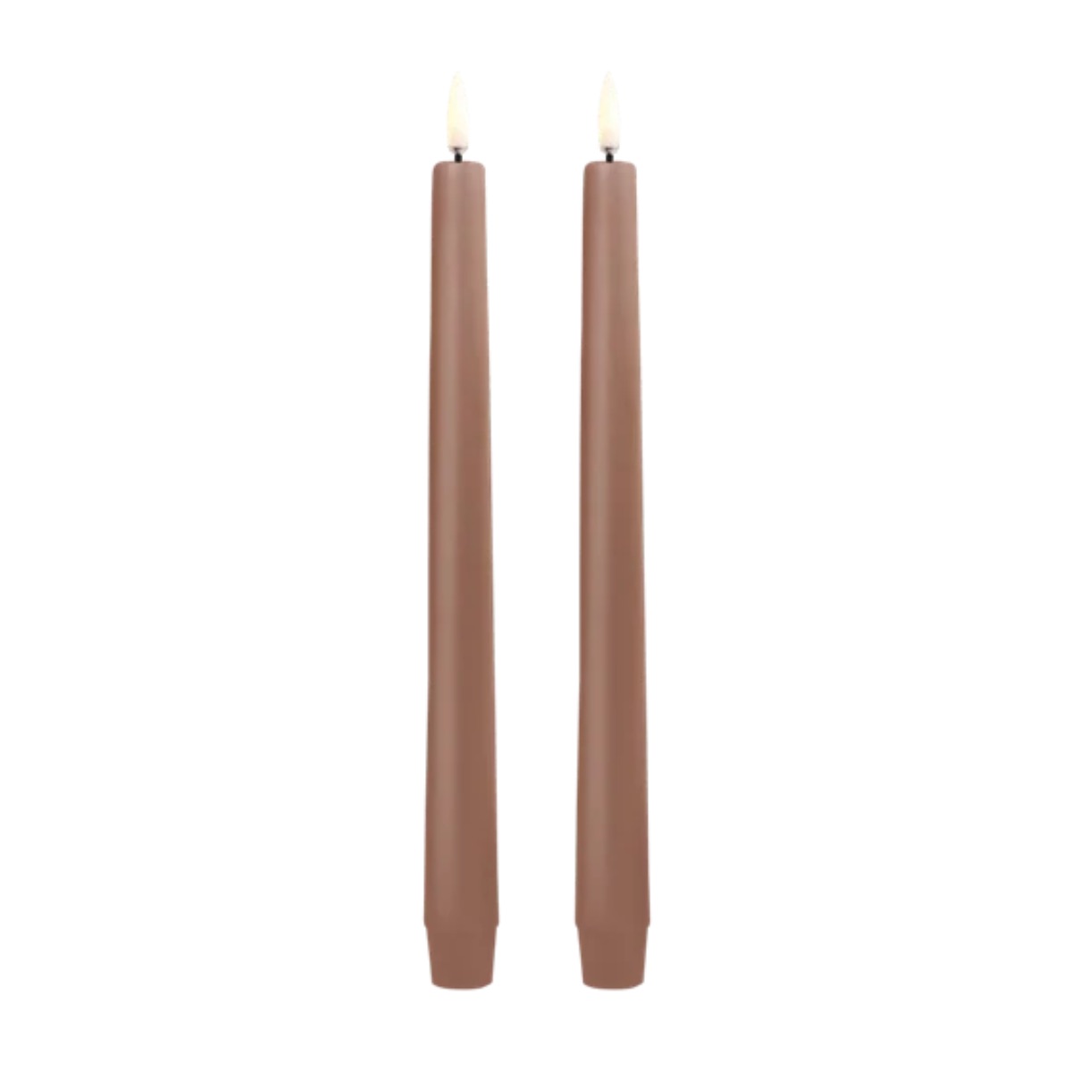led candle caramel