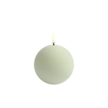 Velvet Round Candle W8 x H8 cm