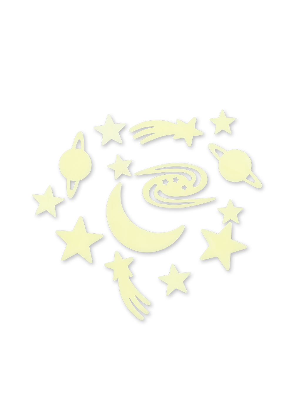 Wall stickers glow